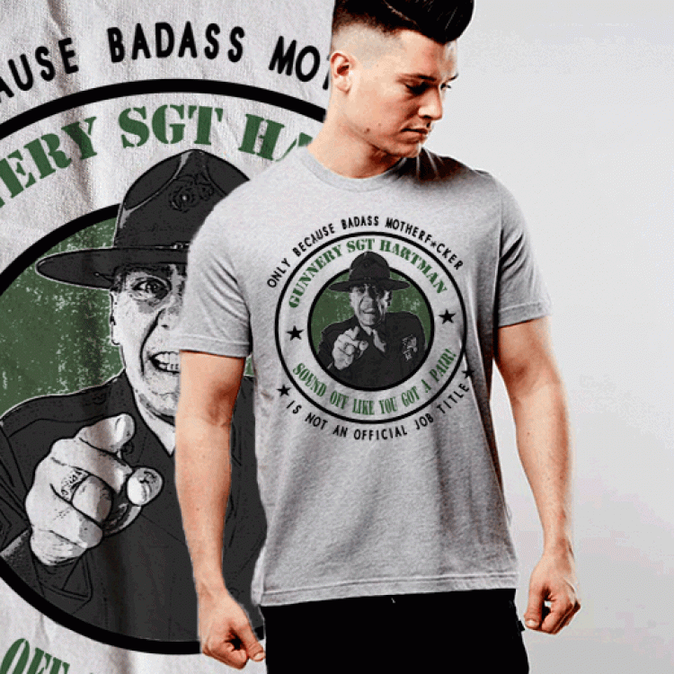 USMC Full Metal Jacket Gunny Hartman TShirt